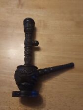 Carved wooden pipe for sale  BARGOED