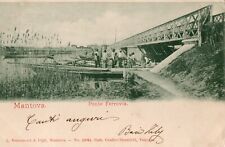 Cartolina mantova ponte usato  Mantova