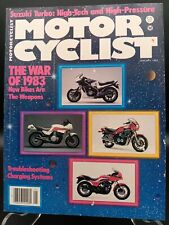 Motorcyclist magazine jan for sale  Saint Petersburg