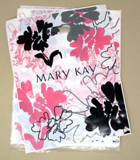 Mary Kay Consultant Shopping Bags Plastic Pink Black Flowers 12x15 45ct for sale  Shipping to South Africa