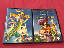 Peter Pan and Peter Pan Return to Neverland (Disney) DVD X2 for sale  LOWESTOFT