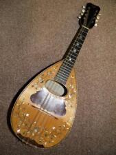 Antiguo tazón estriado mandolina italiana de palo de rosa de Luiggi Uriani Napoli 1981 segunda mano  Embacar hacia Mexico
