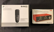 Used, Focusrite Scarlett 2i2 Gen 3 AKG P120 Vocal Microphone Recording Bundle NOB for sale  Shipping to South Africa