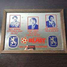 Placa espelhada vintage 1983 1984 Baltimore Blast Soccer Lowenbrau cerveja publicidade, usado comprar usado  Enviando para Brazil