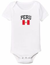Usado, Perú Body Fútbol Bebé Conjunto Mameluco Bebé Niñas Niños Camiseta Niños segunda mano  Embacar hacia Argentina