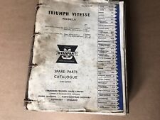 Triumph vitesse parts for sale  KEIGHLEY