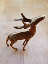 Brass stag deer for sale  MORDEN