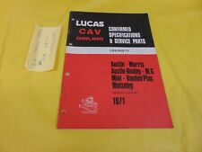 Lucas girling parts for sale  COLCHESTER