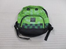 Mochila Minecraft Creeper Book Bag 17" verde meninos TNT zíper médio ajustável comprar usado  Enviando para Brazil