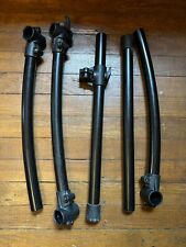 Lot Of Roland MDS  V Drum Rack Tubes And Clamps Black Metal 1.5" inch Tubing for sale  Shipping to South Africa