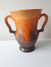 Vase urn orange for sale  POOLE