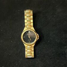 Reloj de cuarzo vintage para damas Oscar De La Renta acento diamante tono dorado ¡FUNCIONA!¡! segunda mano  Embacar hacia Argentina