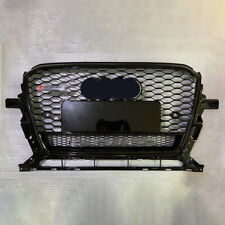 For Audi Q5 SQ5 2013 - 2018 Front bumper Grille RSQ5 Style Black Honeycomb Grill, used for sale  Shipping to South Africa