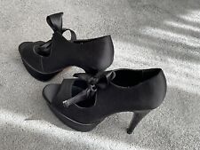 Women’s Carvela Platform Shoes Black High Heel Fabric Size 36, UK 3 for sale  Shipping to South Africa