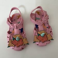 Mini sandálias Melissa Aranha + Fabula B rosa chifre unicórnio criança meninas tamanho 9 comprar usado  Enviando para Brazil