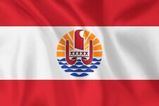 Sticker drapeau tahitien d'occasion  Châtillon