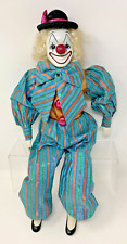 Vintage Bradley's Collectible 20" Porcelain CASSIDY Clown Doll Limited Edition for sale  Shipping to South Africa