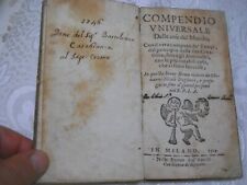 1714 compendio universale usato  Napoli