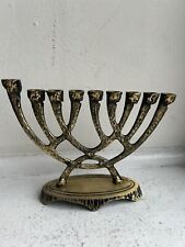 Vintage Brass Weinberg Menora Made In Israel for sale  Shipping to South Africa