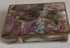Abalone trinket box for sale  DARTMOUTH