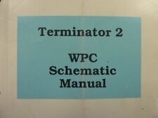 Williams Terminator 2  WPC Schematic manual,  Pinball Machine Manual, usado segunda mano  Embacar hacia Argentina