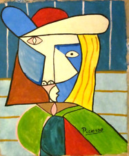 Usado, Tela abstrata vintage assinada por Pablo Picasso, arte moderna do século XX comprar usado  Enviando para Brazil