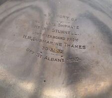 Epns dish commemorating for sale  CHATHAM