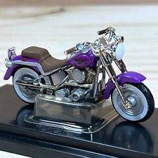 Motocicleta 100% Hot Wheels Harley Davidson Fatboy pequena de metal fundido com vitrine comprar usado  Enviando para Brazil