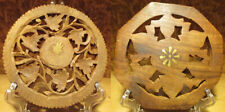 Carved wood footed for sale  Franklin