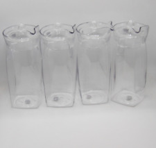 Pacote com 4 jarros de acrílico 46 oz com tampa e bico, jarro de água transparente comprar usado  Enviando para Brazil