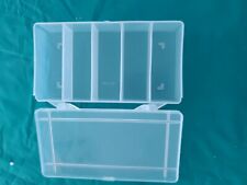 Caja de almacenamiento - plástico duro 5 ranuras compartimento plástico organizador artesanal segunda mano  Embacar hacia Argentina