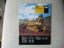 Folheto de trator tipo pista CAT Caterpillar D6N 24 páginas comprar usado  Enviando para Brazil