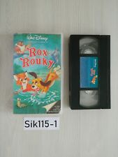 VHS K7 WALT DISNEY ROX ET ROUKY Chien renard cassette vidéo d'occasion  Vieux-Condé