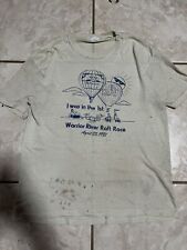 Camiseta Vintage Thrashed 1980 Balão de Ar Quente Balão River Raft Papel Malha Fina Saúde comprar usado  Enviando para Brazil