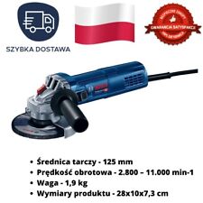 Używany, NOWY | Szlifierka kątowa Bosch 900 W 230 V GWS 9-125S Regulacją Obrotów 125 mm na sprzedaż  PL