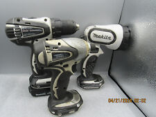 Used Makita 18V Drill Driver, Impact, and Flashlight with 1 Battery Untested for sale  Shipping to South Africa