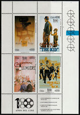 Chile 1995 Sheetlet Scott # 1137 a-d 100 years Cinema Lumiere Chaplin MNH myynnissä  Leverans till Finland