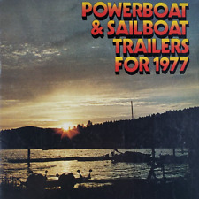 Lanchas velero remolques catálogo 1977 EZ Cargador FOLLETO Barco Vintage U223 segunda mano  Embacar hacia Spain