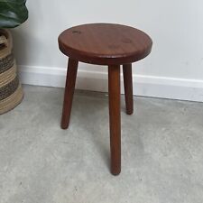 Vintage French Mid Century Pine Milking Stool Plant Stand Side Table  for sale  Shipping to South Africa