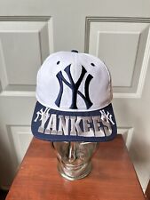 Usado, De colección Años 90 New York Yankees Logo Grande MLB SnapBack Gorra Gorra Dada segunda mano  Embacar hacia Argentina