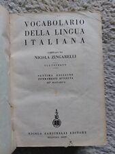 Vocabolario zingarelli 1952 usato  Genova