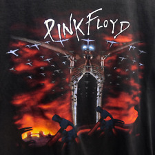 Vintage Pink Floyd Shirt XL 90s 00s The Wall Tour Rock Band Concert Tee for sale  Shipping to South Africa