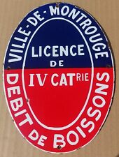 Rare ancienne plaque d'occasion  France