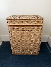 Used, Wicker Style Rectangular Laundry Basket for sale  Shipping to South Africa