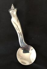 Sugar Spoon With Pewter Naked Lady Handle - 13cm Long for sale  Shipping to South Africa