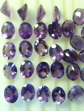 Faceted amethyst 9x7 for sale  UK