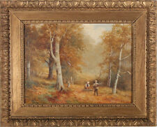 John Bates Noel (1870-1927) - Framed Oil, The Beech Wood Malvern for sale  Shipping to South Africa