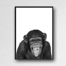 Chimp monkey print for sale  WOLVERHAMPTON