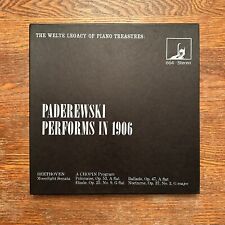 Ignacy Padereski Performs in 1906 Welte Legacy of Piano Treasures 1964 LP VG+ for sale  Shipping to South Africa