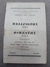 Wellington town oswestry for sale  NORTHAMPTON